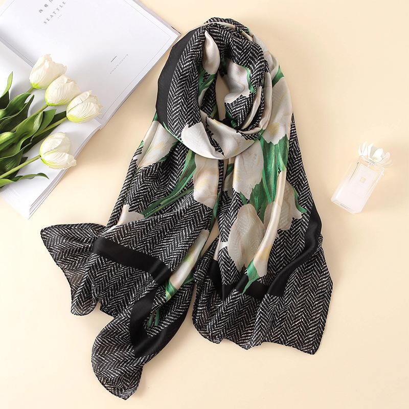 Elegant Ladies Imitated Silk Scarves Sunscreen Female Graceful Fashion hijab bandana scarf shawl wrap
Elegant Ladies Imitated Silk Scarves Sunscreen Female Graceful Fashion hijab bandana scarf shawl wrap