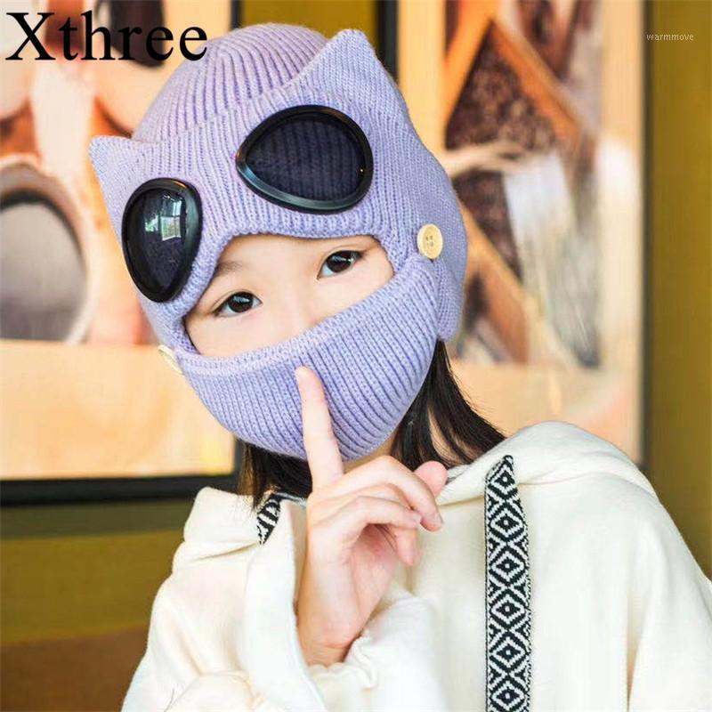 Xthree Children Knitted Hat With Glass And Mask Winter Hat For Girl Skullies Boy Beanies Wool Baby Thick Warm Bonnet1, Black
Xthree Children Knitted Hat With Glass And Mask Winter Hat For Girl Skullies Boy Beanies Wool Baby Thick Warm Bonnet1, Black