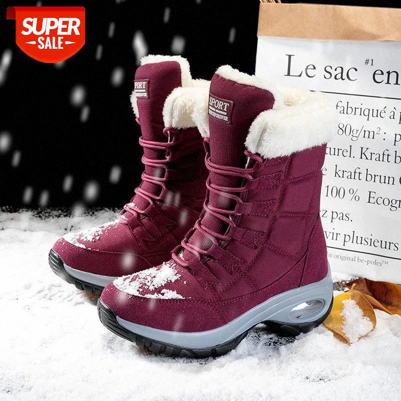 Winter snow boots women plush waterproof platform boots thick air cushion female shoes comfortable outdoor lace-up warm botas #953U, Black
Winter snow boots women plush waterproof platform boots thick air cushion female shoes comfortable outdoor lace-up warm botas #953U, Black
