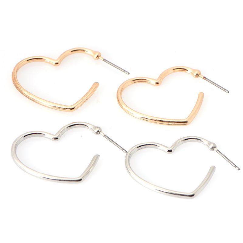 Stud Girls Fashion Womnes Jewelry Heart Shaped Large Earrings Round Circle Design Nightclub Alloy
Stud Girls Fashion Womnes Jewelry Heart Shaped Large Earrings Round Circle Design Nightclub Alloy