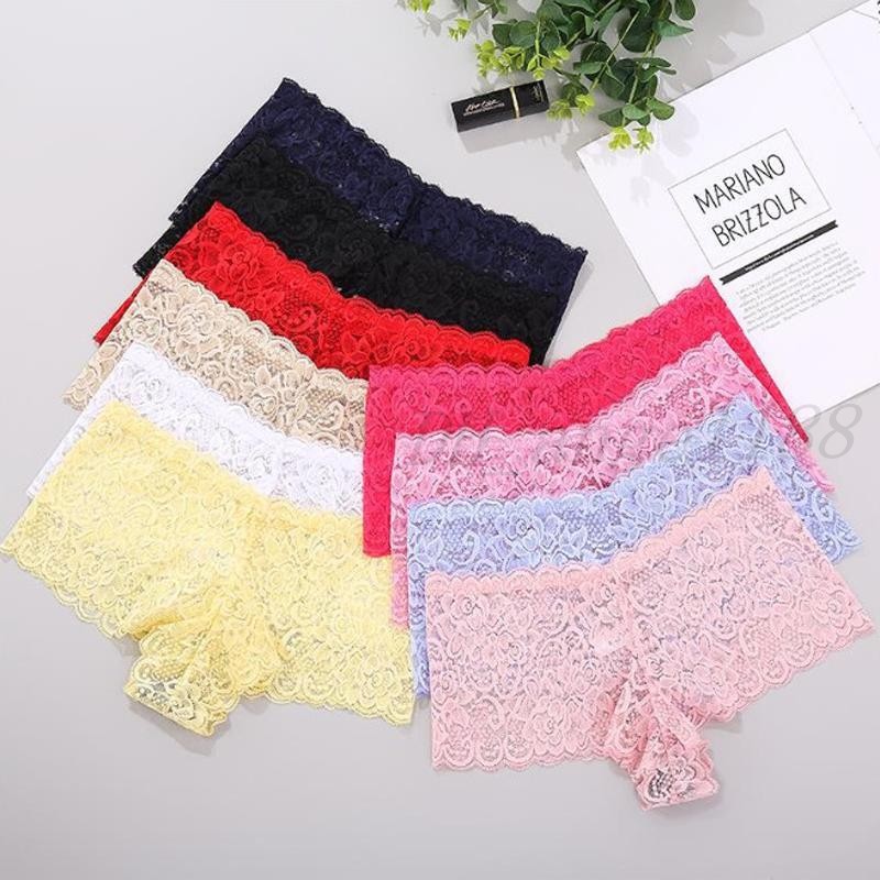 60Pcs/lot Floral Lace Panties for Women Ladies Boyshorts Underwear Briefs Girls Comfortable Seamless Underpants Female Sexy Lingerie Panty, Mixed colors
60Pcs/lot Floral Lace Panties for Women Ladies Boyshorts Underwear Briefs Girls Comfortable Seamless Underpants Female Sexy Lingerie Panty, Mixed colors