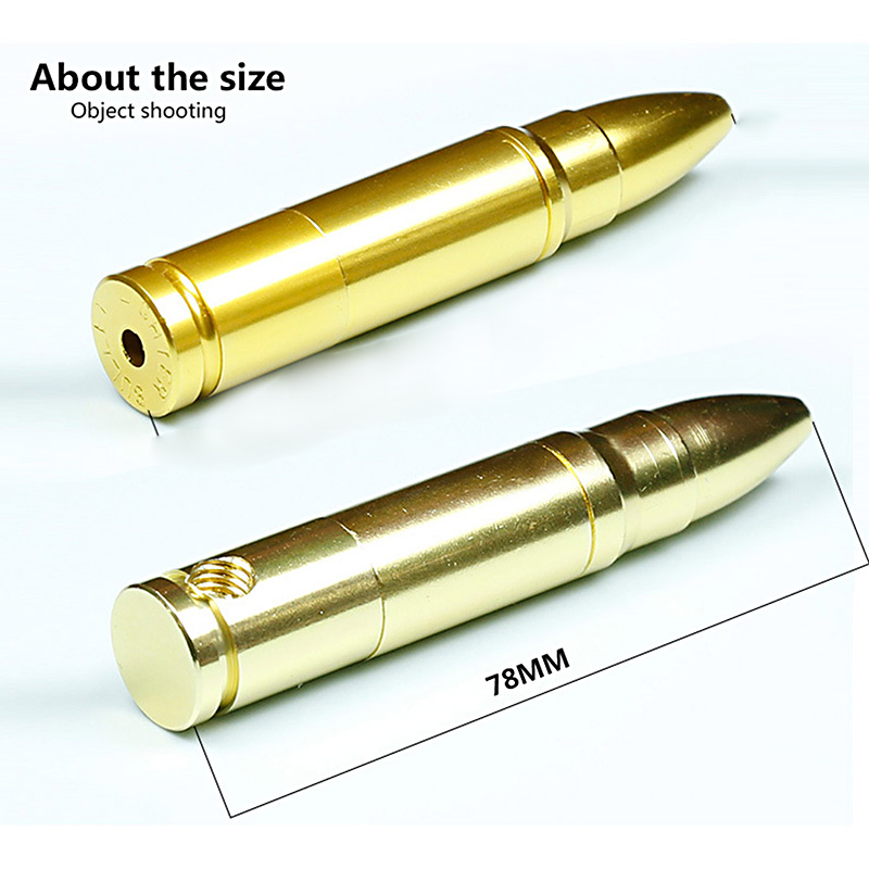 Luxury Golden Metal Smoking Pipe Creative Aluminum Alloy 78mm Bullet Pipe Portable Detachable Practical Smoking Accessories