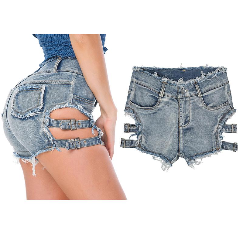 Women' Sexy Ultra Short Jeans Summer Sexy Nightclub Night Club High Waist Ripped Denim Shorts, Blue
Women' Sexy Ultra Short Jeans Summer Sexy Nightclub Night Club High Waist Ripped Denim Shorts, Blue