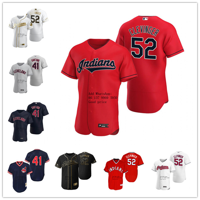 Custom Men women youth Cleveland''Indians 41 Carlos Santana 52 Mike Clevinger Black white red gray blue Authentic 2020 Home Jersey
Custom Men women youth Cleveland''Indians 41 Carlos Santana 52 Mike Clevinger Black white red gray blue Authentic 2020 Home Jersey