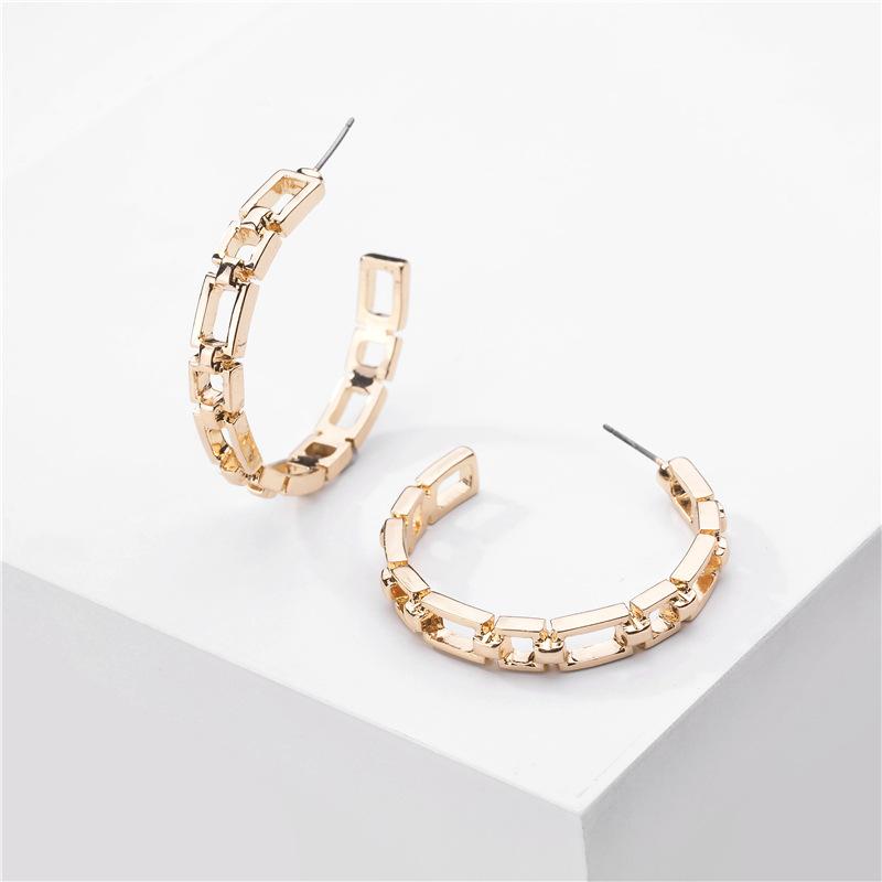 Rainbery Geometry Hollow Metal Chain Hoop Earrings Exaggerated Geometric Earrings Round Big Circle Punk JE1461
Rainbery Geometry Hollow Metal Chain Hoop Earrings Exaggerated Geometric Earrings Round Big Circle Punk JE1461