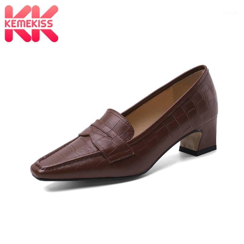 KemeKiss Women Pumps Real Leather Retro Square Toe High Heel Shoes Women Fashion Plaid Print Office Ladies Footwear Size 34-391, Black
KemeKiss Women Pumps Real Leather Retro Square Toe High Heel Shoes Women Fashion Plaid Print Office Ladies Footwear Size 34-391, Black
