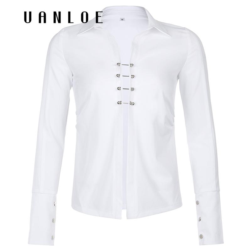 UANLOESexy Streetwear White Blouse Women Skinny Hollow Out Cropped Top Party Club V Neck Fashion New Fashion Shirt 2020 E-Girl
UANLOESexy Streetwear White Blouse Women Skinny Hollow Out Cropped Top Party Club V Neck Fashion New Fashion Shirt 2020 E-Girl
