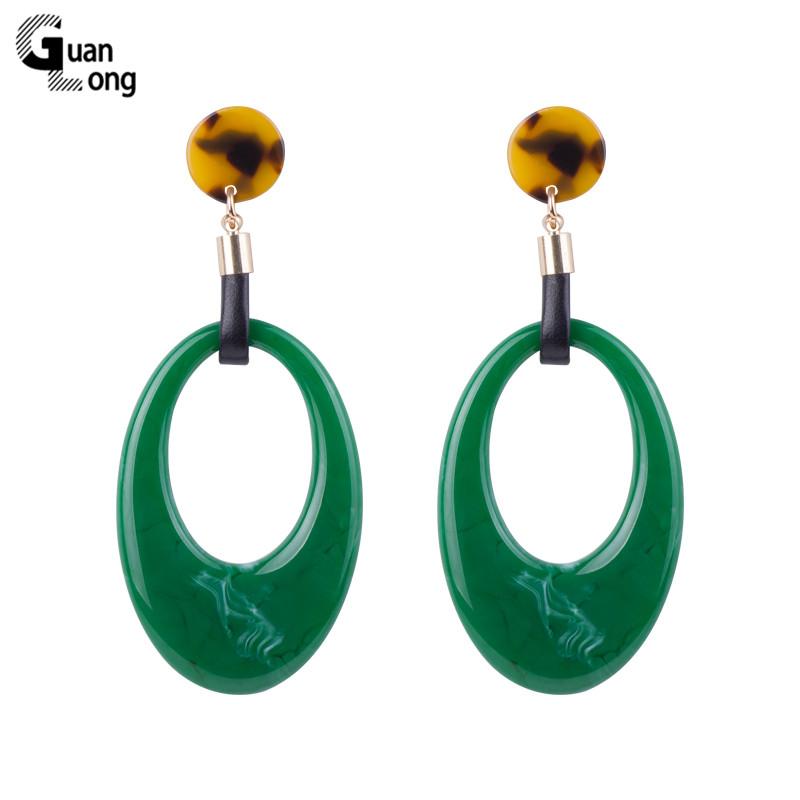 GuanLong Vintage Dangle Acetate Resin Earrings for Women Long Circle Geometric Acetic Acid Drop Acrylic Earring Wedding Jewelry
GuanLong Vintage Dangle Acetate Resin Earrings for Women Long Circle Geometric Acetic Acid Drop Acrylic Earring Wedding Jewelry
