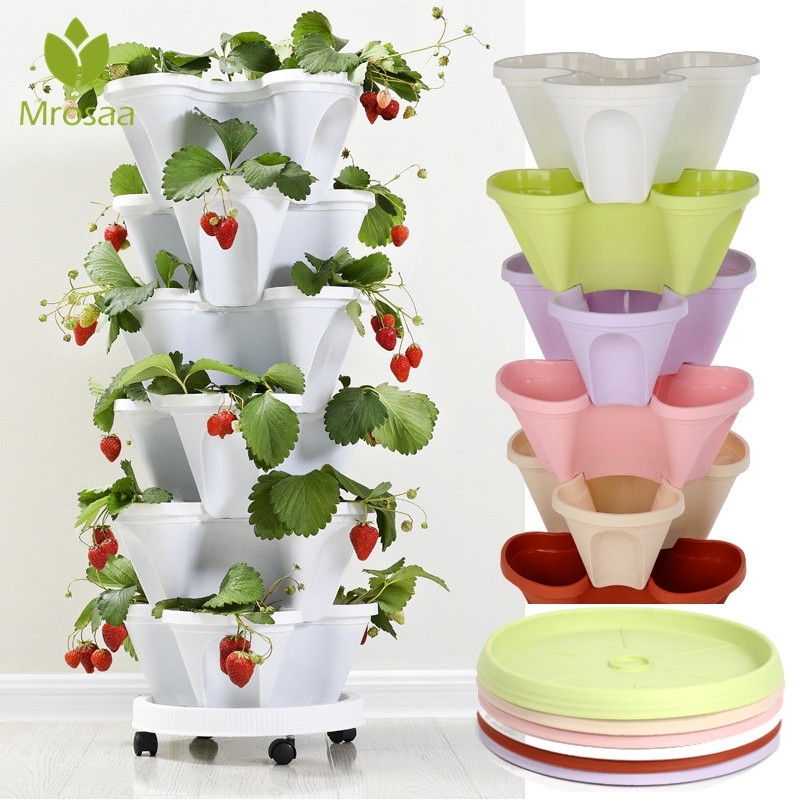 Flower Pot Stackable Planter Garden Strawberry Herb Flower Vegetable Pots Vertical Succulents Plant Pot Bonsai Pot Home Decor Y200709
Flower Pot Stackable Planter Garden Strawberry Herb Flower Vegetable Pots Vertical Succulents Plant Pot Bonsai Pot Home Decor Y200709