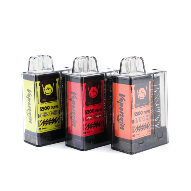 Disposable Vape Pod 5500 Puffs USB C Rechargeable 550mAh with 15ml Rich Flavors Vape Pen
Disposable Vape Pod 5500 Puffs USB C Rechargeable 550mAh with 15ml Rich Flavors Vape Pen