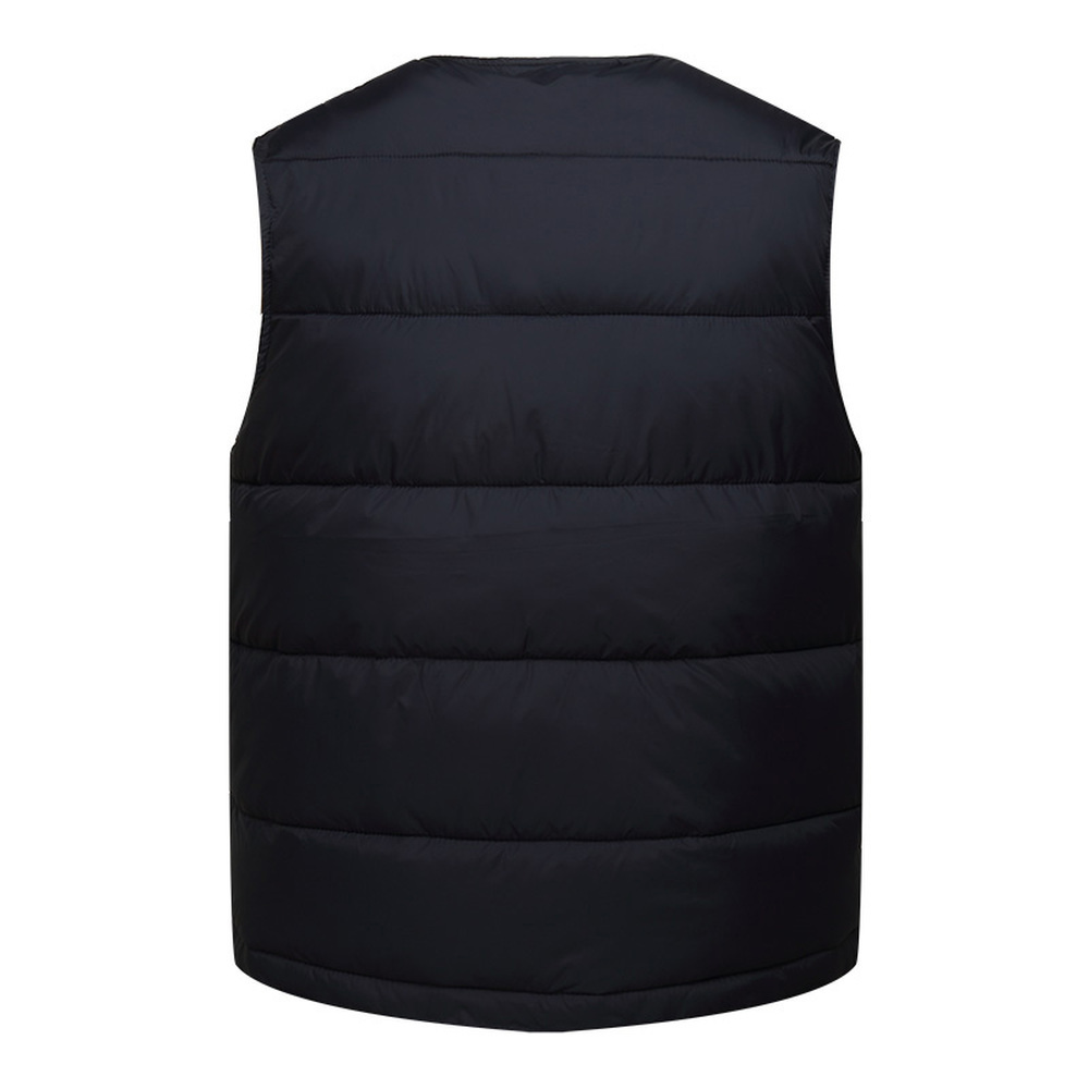 Winter Men Cotton Warm Waistcoat Male Sleeveless Jacket With Many Pockets Vest Casual Baggy Zipper For Man Plus Size Cyl48 201126
