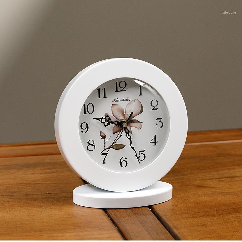 Modern minimalist home decoration clock 6 inch white mute wooden desk clock bedroom mute bedside decoration ZP50614201
Modern minimalist home decoration clock 6 inch white mute wooden desk clock bedroom mute bedside decoration ZP50614201
