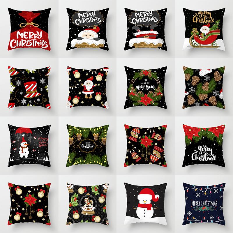 New Christmas Happy Holiday Home Decoration Polyester Pillow Case Decorative Pillows Cover for Sofa Car, Drd351-8
New Christmas Happy Holiday Home Decoration Polyester Pillow Case Decorative Pillows Cover for Sofa Car, Drd351-8