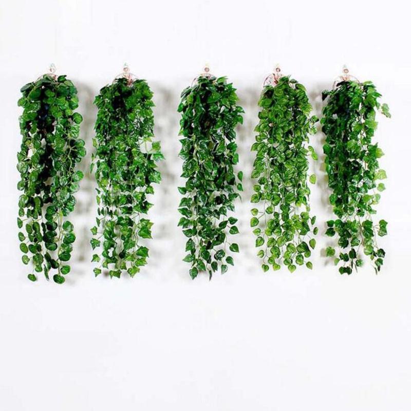1PC 2M Artificial Vine Fake Hanging Vine Plant Leaves Wall Garland Green Garden Vines Artificial Ornaments Decoration K2I3
1PC 2M Artificial Vine Fake Hanging Vine Plant Leaves Wall Garland Green Garden Vines Artificial Ornaments Decoration K2I3