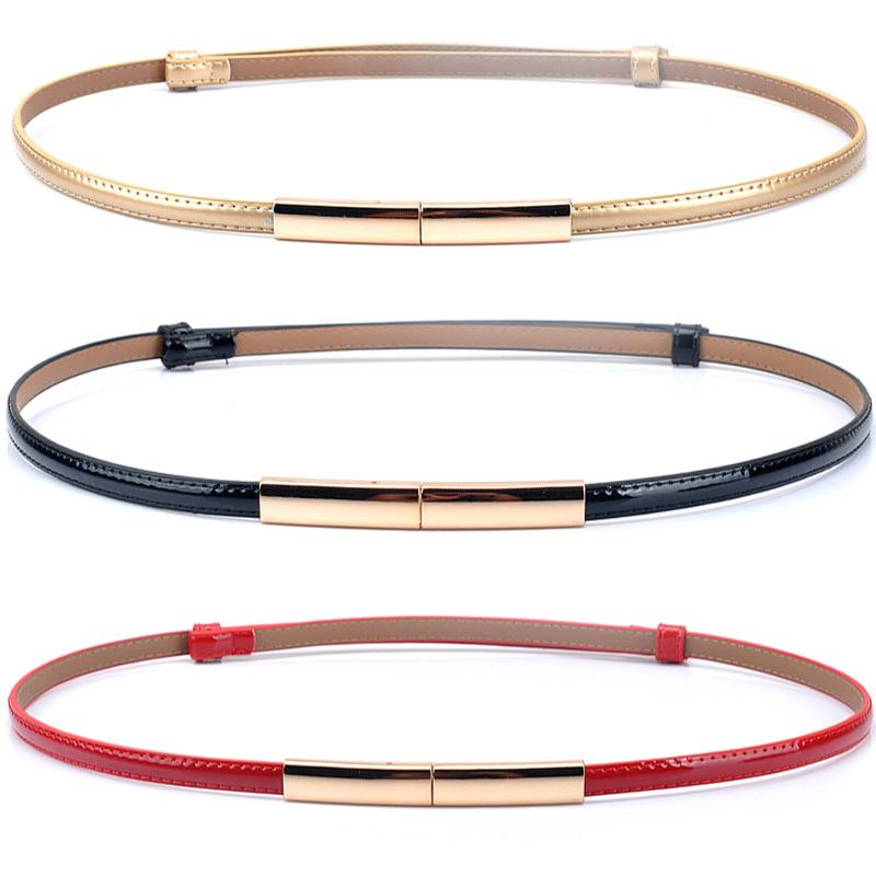 Fashion Women PU Leather Belts Luxury Buckle Thin Adjustable Belt Cummerbunds Square Waistbands Gifts, Blue
Fashion Women PU Leather Belts Luxury Buckle Thin Adjustable Belt Cummerbunds Square Waistbands Gifts, Blue