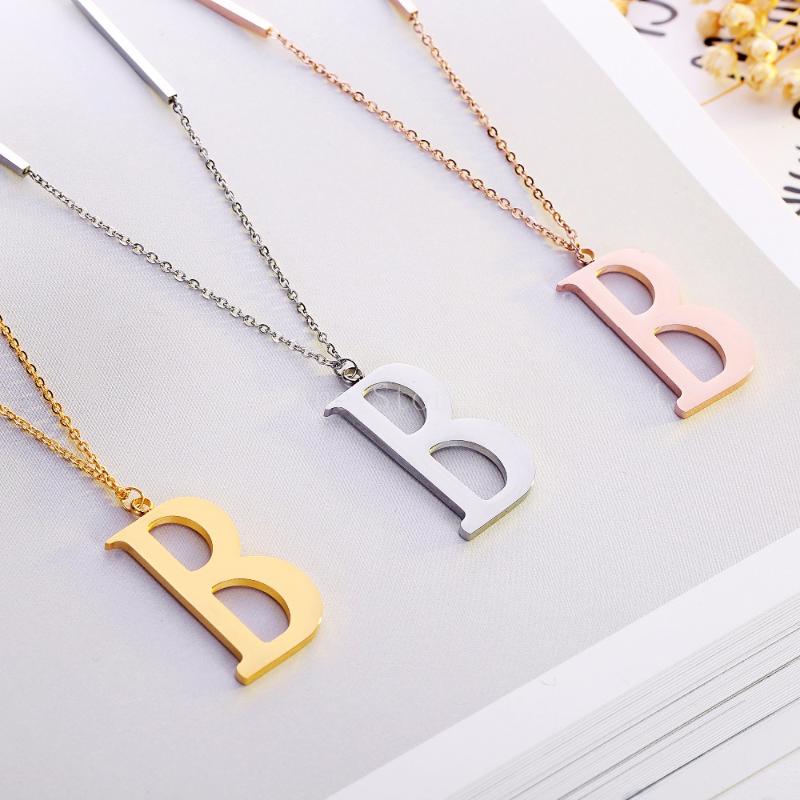 2021 Fashion Jewelry Long Big B Necklaces Luxurious Bijoux Femme Stainless Steel For Women Birthday Gift
2021 Fashion Jewelry Long Big B Necklaces Luxurious Bijoux Femme Stainless Steel For Women Birthday Gift