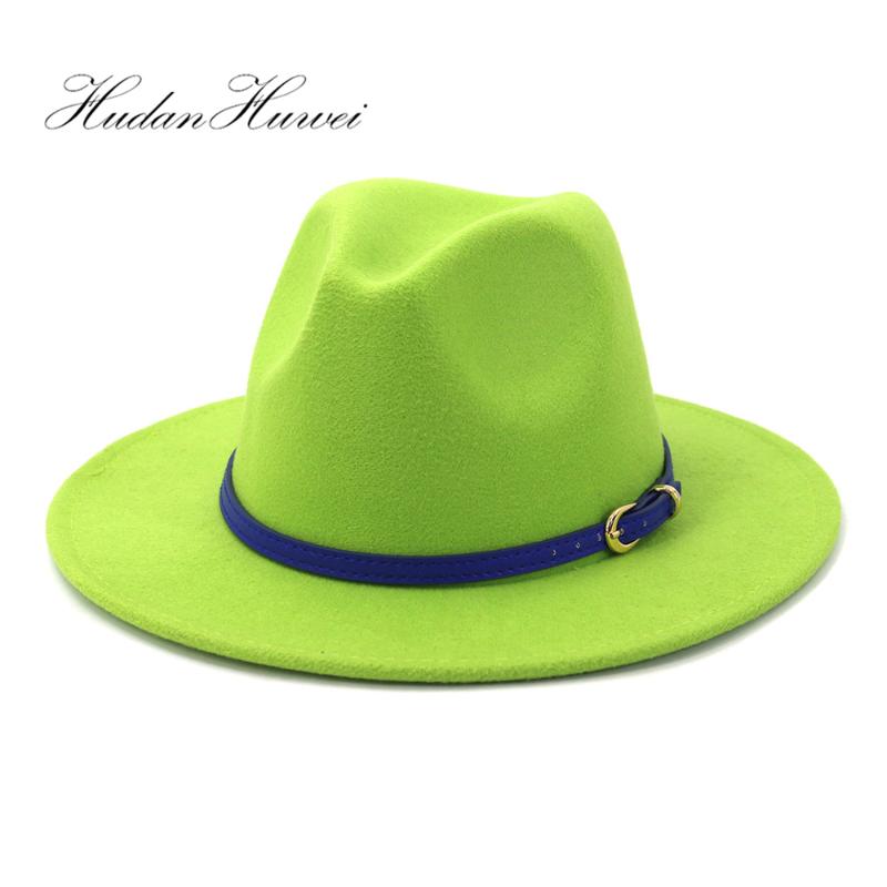 New Fashion Women Men Elegant Wide Brim Woolen Felt Fedora Hat Jazz Panama Green Black Red Pink Hat Caps, White
New Fashion Women Men Elegant Wide Brim Woolen Felt Fedora Hat Jazz Panama Green Black Red Pink Hat Caps, White