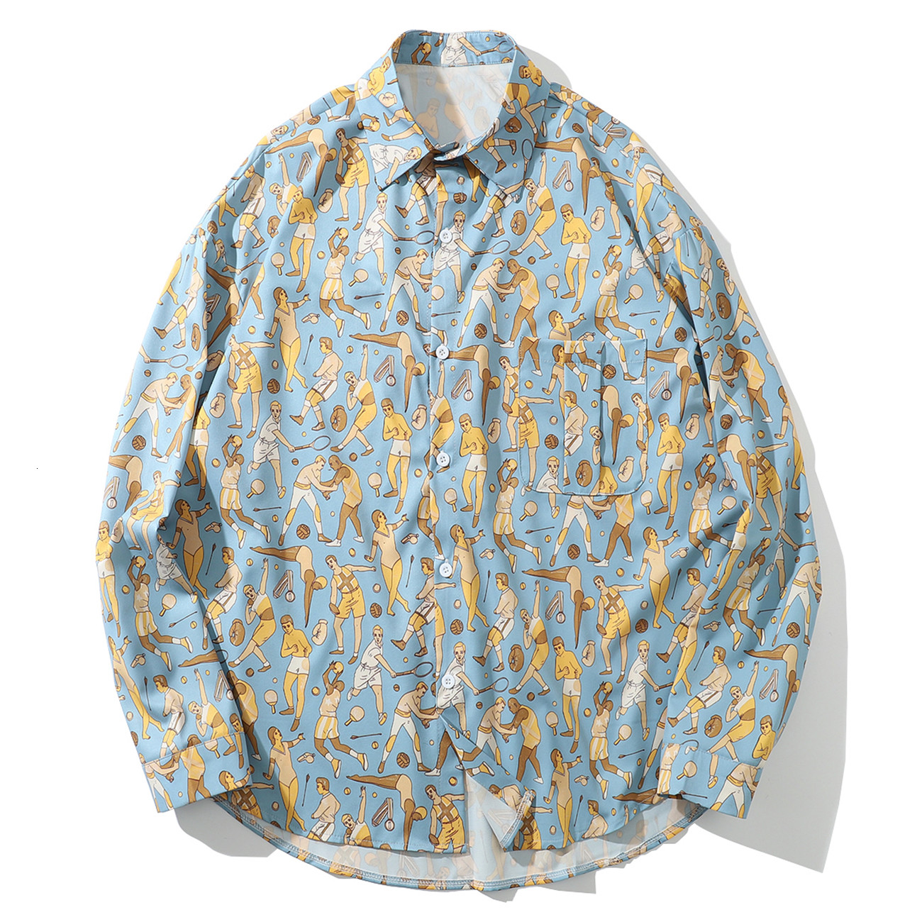2021 New Hip Hop Retro Ethnic Embroidery Long Sleeve Shirts Mens Harajuku National Style Knitted Streetwear Snap Button Shirt Adro, Sky blue
2021 New Hip Hop Retro Ethnic Embroidery Long Sleeve Shirts Mens Harajuku National Style Knitted Streetwear Snap Button Shirt Adro, Sky blue