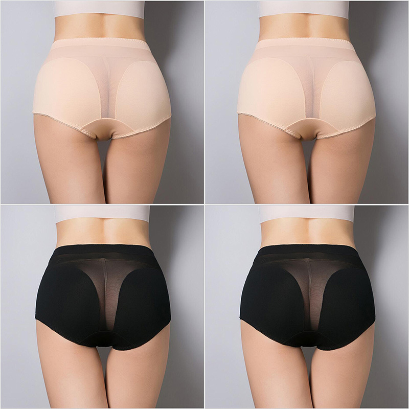 BllooBeell 4pcs Women Cotton Underwear Sexy Panties Hollow Out Lace Women's Briefs High-Rise Ladies Underpants Size L/XL/XXXL 201112
