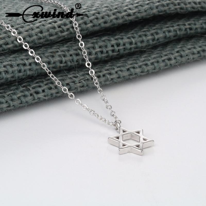 Pendant Necklaces Cxwind Charm David Star Hexagon Pendants For Women Long Chain Colier Geometric Hollow Necklace Jewelry Collares
Pendant Necklaces Cxwind Charm David Star Hexagon Pendants For Women Long Chain Colier Geometric Hollow Necklace Jewelry Collares
