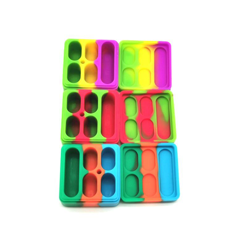 4+1 Silicone Container Case Carriers Square Box Non-stick 26ml Block Box For Dab Wax Oil Dry Herb Silicon Storage Jar DHL
4+1 Silicone Container Case Carriers Square Box Non-stick 26ml Block Box For Dab Wax Oil Dry Herb Silicon Storage Jar DHL