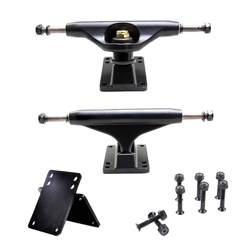 5 Inches Outdoor Double Rocker Easy Install Reduce Drag Gasket Professional Independent Bridge Sports Universal Skateboard Truck, Black
5 Inches Outdoor Double Rocker Easy Install Reduce Drag Gasket Professional Independent Bridge Sports Universal Skateboard Truck, Black