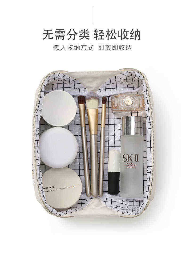 Women High Bag Quality Cosmetic Fashion Makeup Inside PVC Waterproof Neceser Mujer Make Up Toiletry Kosmetyczka 202211