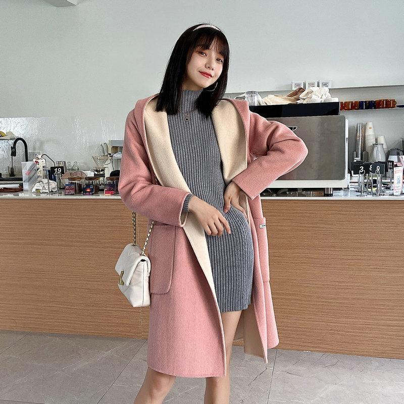 hoodied wears double-sided cashmere coat women reversible wool coat Double-faced cashmere overcoat women double faced wool, Sky blue
hoodied wears double-sided cashmere coat women reversible wool coat Double-faced cashmere overcoat women double faced wool, Sky blue