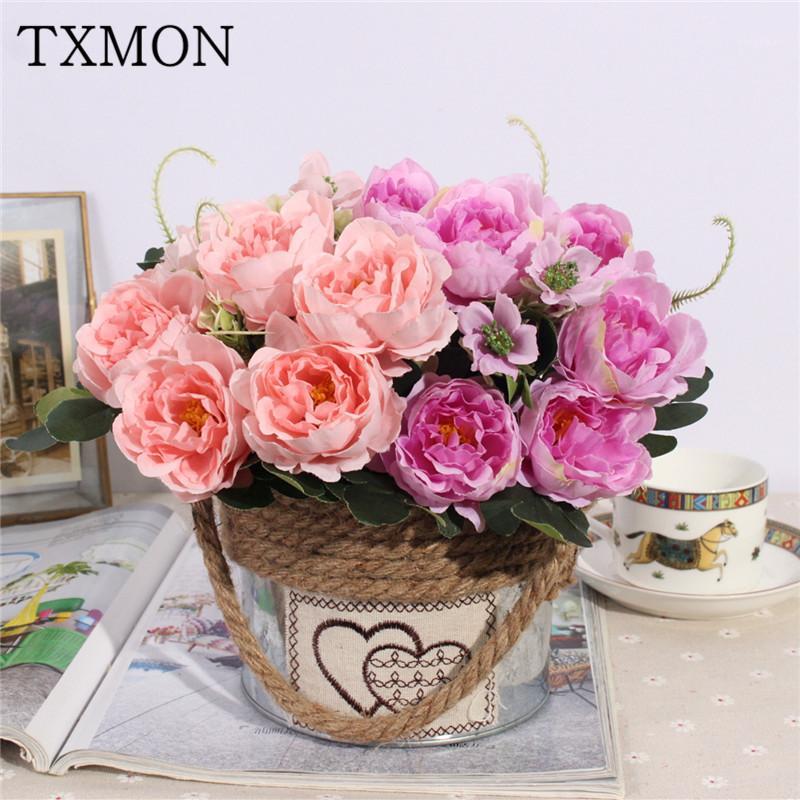 7 heads Peony artificial flower silk bouquet Living Room Bedroom Garden Home Decoration Gorgeous Peony Valentine's Day Gift1, Pink
7 heads Peony artificial flower silk bouquet Living Room Bedroom Garden Home Decoration Gorgeous Peony Valentine's Day Gift1, Pink