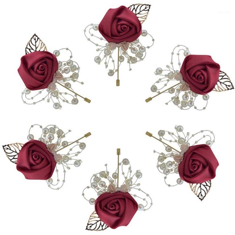 A Set Of 6, Cloth, Wedding Supplies, Wedding Groom and Bride Artificial Flower Boutonniere, Brooch Flower, Home Decoration Flowe1, Red wine
A Set Of 6, Cloth, Wedding Supplies, Wedding Groom and Bride Artificial Flower Boutonniere, Brooch Flower, Home Decoration Flowe1, Red wine