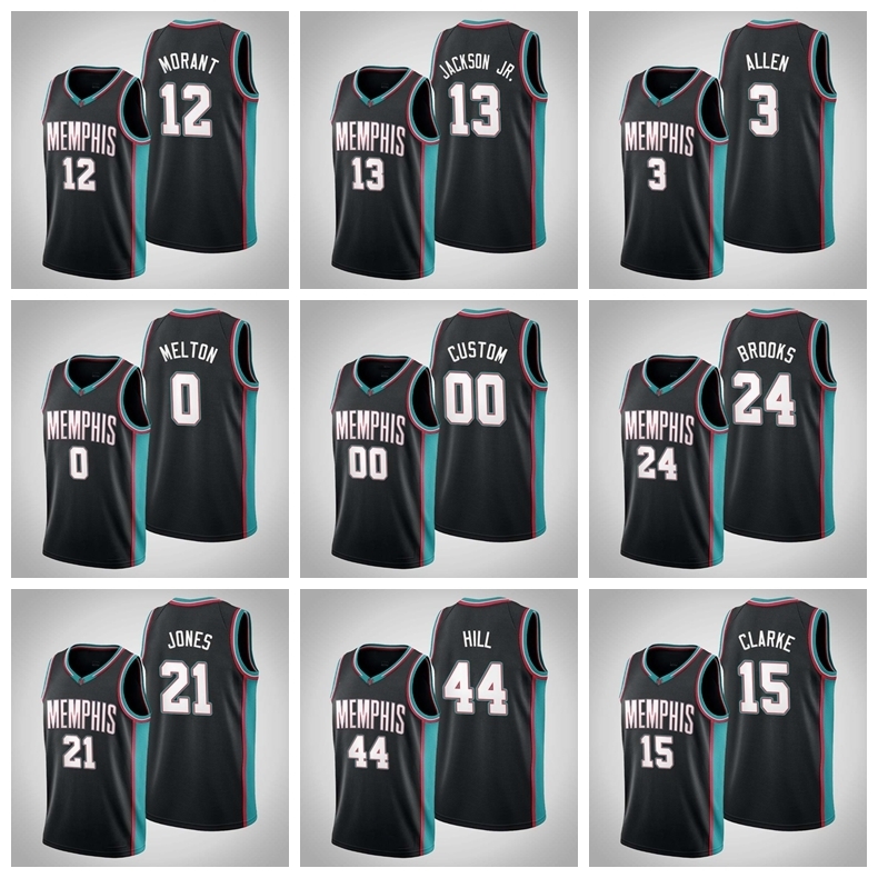 Nba's basketball jersey Men Memphis's Grizzlies's Ja Morant Jaren Jackson Jr Dillon Brooks Any player hot pressing custom jerseys, Black;red 
Nba's basketball jersey Men Memphis's Grizzlies's Ja Morant Jaren Jackson Jr Dillon Brooks Any player hot pressing custom jerseys, Black;red