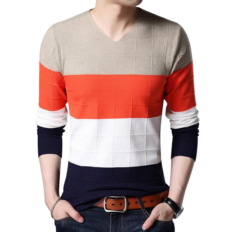 Vogue Nice Pullover Striped Men Sweater Thick Winter Warm Knitted Sweaters Mens Wear Slim Fit Knitwear
Vogue Nice Pullover Striped Men Sweater Thick Winter Warm Knitted Sweaters Mens Wear Slim Fit Knitwear