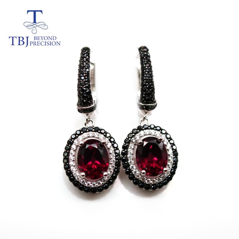 TBJ,100% Natural 5ct Rhodolite garnet clasp earrring oval cut 7*9mm brazil gemstones jewelry 925 sterling silver for women gift
TBJ,100% Natural 5ct Rhodolite garnet clasp earrring oval cut 7*9mm brazil gemstones jewelry 925 sterling silver for women gift