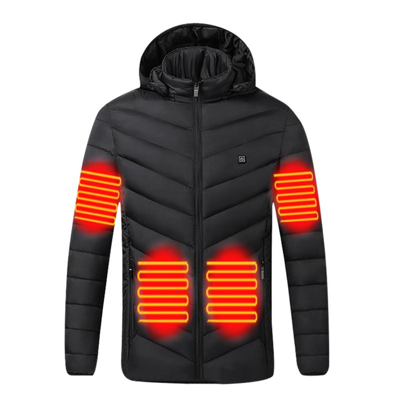 Outdoor Warm Electric Heated Jacket Men Vest Winter Down Cotton Coat USB Electric Heating Hooded Jacket For Men Style, Black
Outdoor Warm Electric Heated Jacket Men Vest Winter Down Cotton Coat USB Electric Heating Hooded Jacket For Men Style, Black
