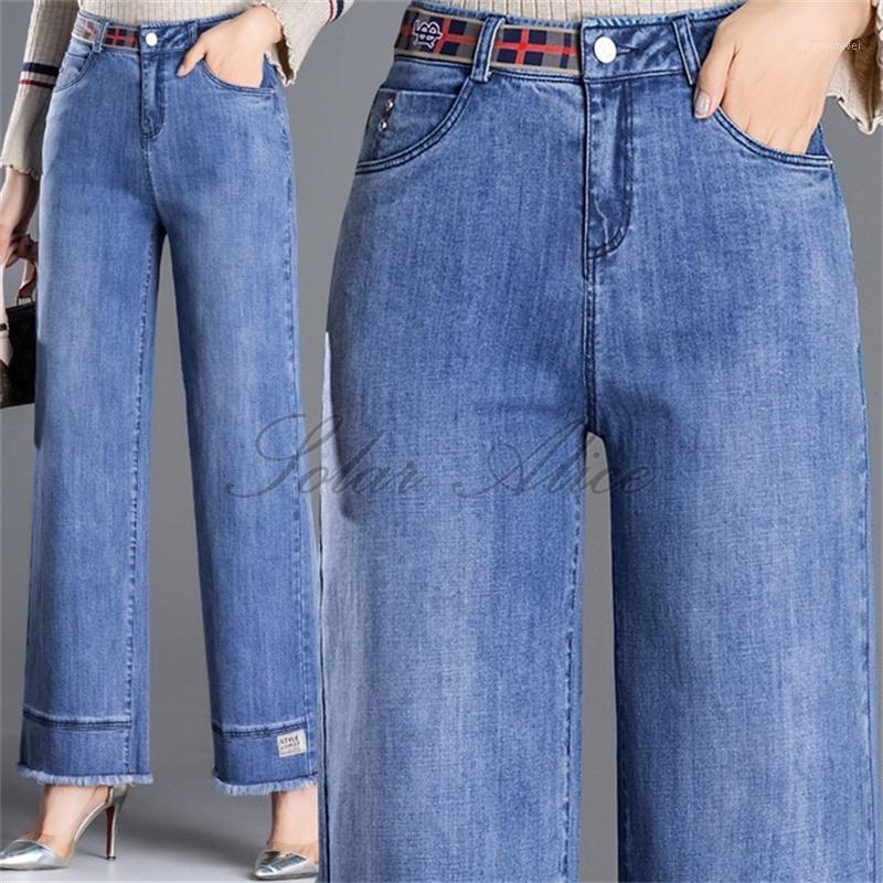 Women's Spring And Autumn High-waist Straight-leg Jeans Loose Wide-leg Pants Plus Size Fringed, Blue
Women's Spring And Autumn High-waist Straight-leg Jeans Loose Wide-leg Pants Plus Size Fringed, Blue