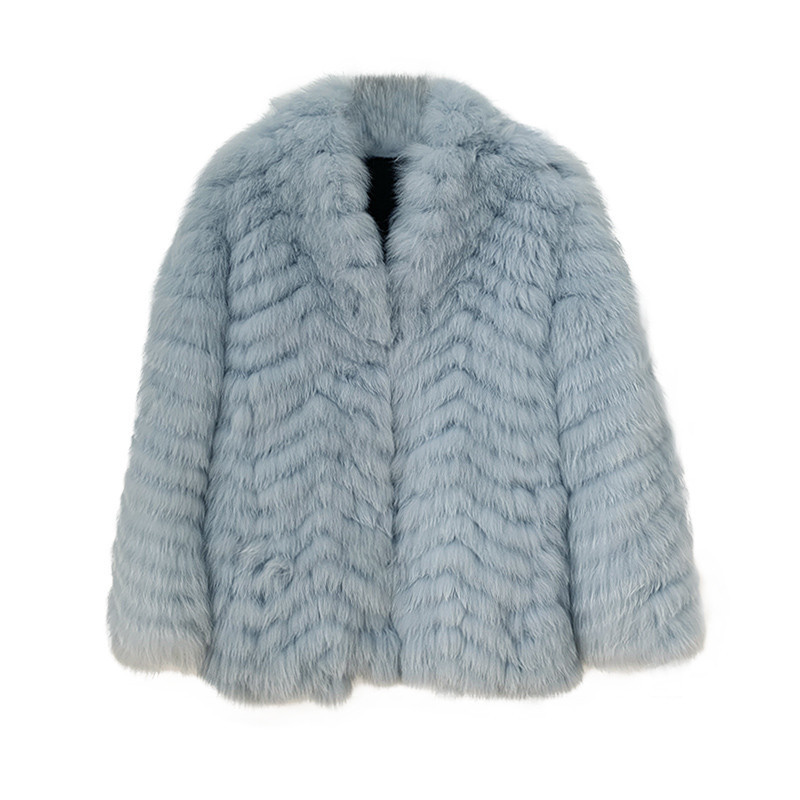 abrigos mujer invierno winter real fox fur coat women fur jacket short coat 201103