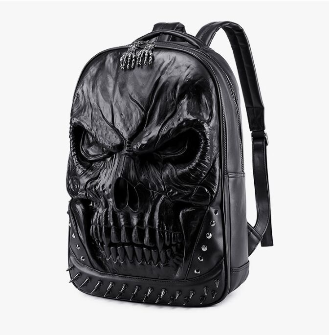 2022 new 3D Embossed Skull Backpack bags for Men unique Originality man Bag rivet personality Cool Rock Laptop Schoolbag For Teenagers handbags, As photo
2022 new 3D Embossed Skull Backpack bags for Men unique Originality man Bag rivet personality Cool Rock Laptop Schoolbag For Teenagers handbags, As photo