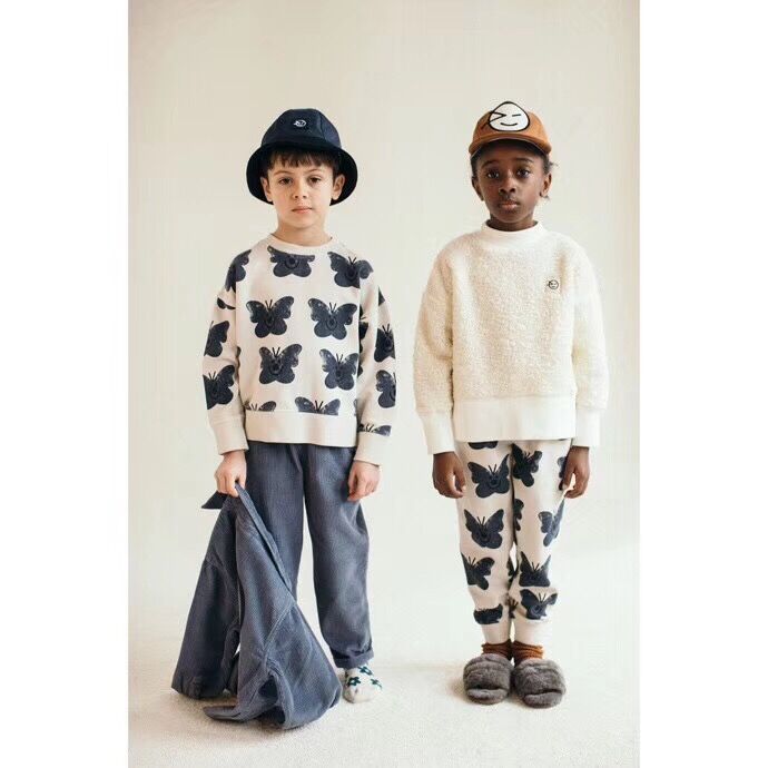 Kids Clothes Set 2019 Wynken New Autumn Winter Boys Girls Dresses T-shirts Flower Print Sweatshirts Baby Pants Fashion OutwearX1019