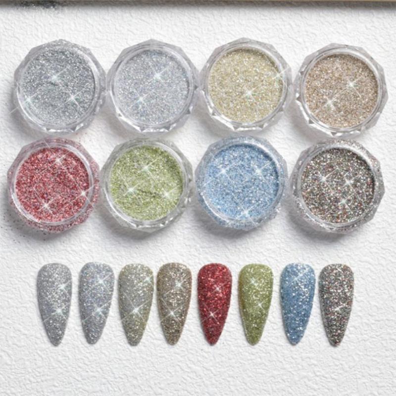 8 Colors Crystal Diamond Powder Electroplated Powder Nail Art Glitter Nail Art Pigment Laser DIY Decorations
8 Colors Crystal Diamond Powder Electroplated Powder Nail Art Glitter Nail Art Pigment Laser DIY Decorations