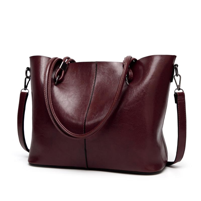 New handbag 2021 Europe and America simple large-capacity PU shoulder bag Messenger bag, Coffee
New handbag 2021 Europe and America simple large-capacity PU shoulder bag Messenger bag, Coffee