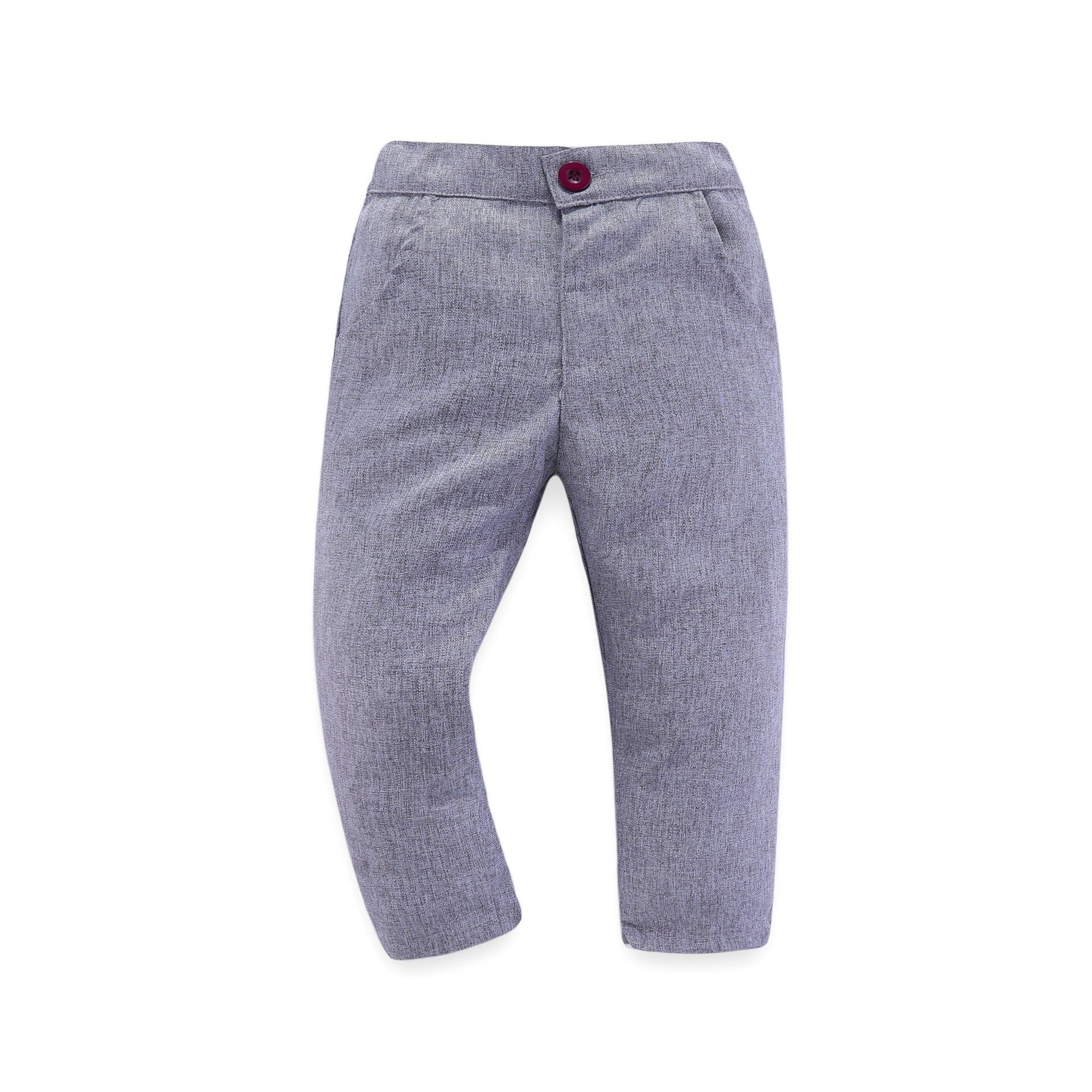 Kid Boy Clothes Gentleman Grey Vest + Long-Sleeved White Shirt + Pants Kids Four-Piece Suits Suit For Children Outfit LJ201202