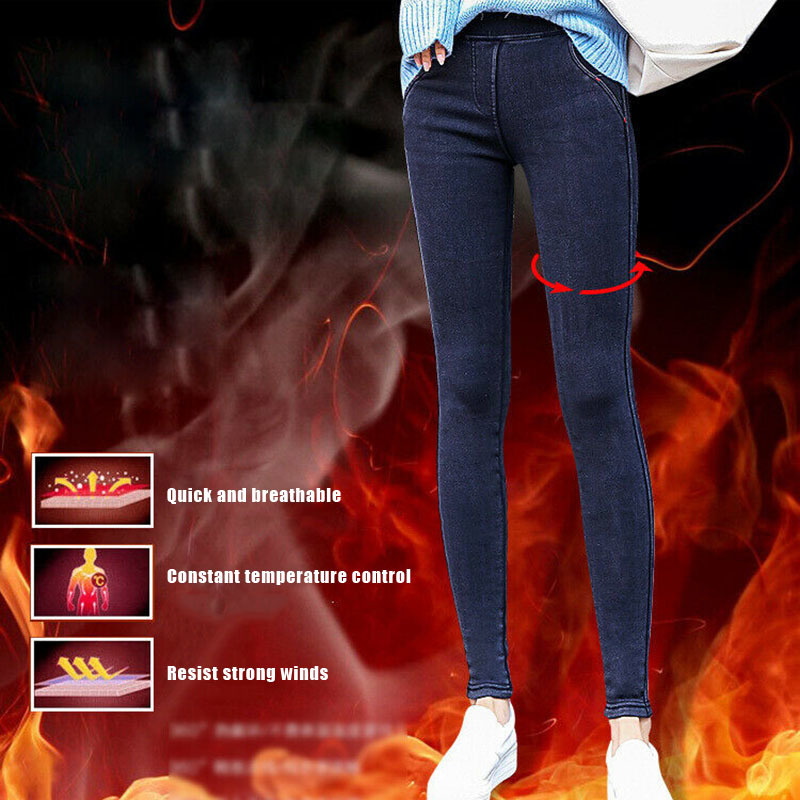 Newest Womens Warm Fleece Lined Pant Leggings Thermals High Waist Stretch Trousers Winter 201228