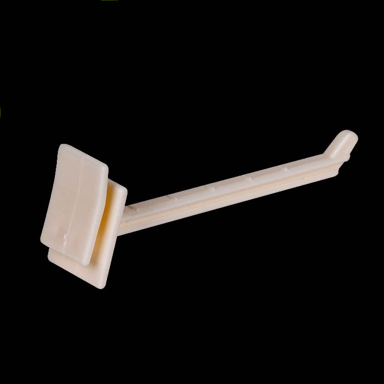 Merchandiser Supermarket Plastic Paper Cardboard Display Hanger Slatwall Hook