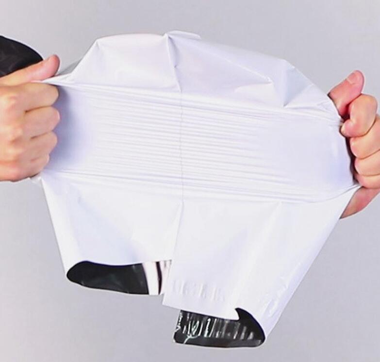 100pcs/lot 5 Size large Poly Mailer Plastic Mailing Bag Shipping Envelopes Poly bags Strong Plastic Seal Mailbags Package Bags