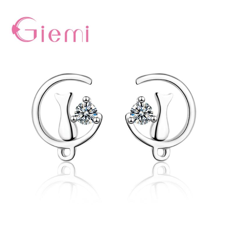 High Quality Moon Cat Design Women 925 Sterling Silver Gemetric Stud Earring CZ Cubic Zircon Earrings Fashion Jewelry Gift
High Quality Moon Cat Design Women 925 Sterling Silver Gemetric Stud Earring CZ Cubic Zircon Earrings Fashion Jewelry Gift
