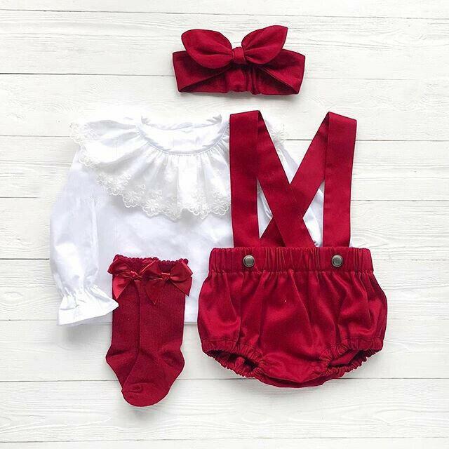 3PCS Christmas Newborn Baby Girl Outfits Lace Tops Pants Headband Clothes Set, Multi
3PCS Christmas Newborn Baby Girl Outfits Lace Tops Pants Headband Clothes Set, Multi