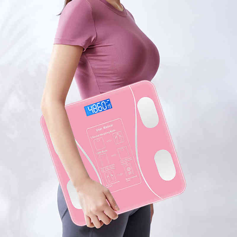 1pc Electronic scales Smart Bluetooth Body Fat digital Scale Adult weight scale Household Small Body balance Retest Fat Libra H1229