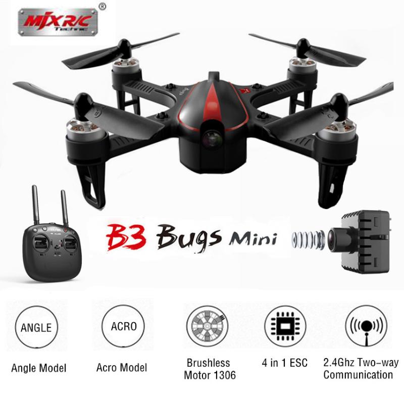 MJX Bugs 3 B3 MINI Brushless With 1306 2750KV Motor 4 IN 1 4A ESC 7.4V 850mAh 45C Battery RC Quadcopter RTF Professional drone
MJX Bugs 3 B3 MINI Brushless With 1306 2750KV Motor 4 IN 1 4A ESC 7.4V 850mAh 45C Battery RC Quadcopter RTF Professional drone