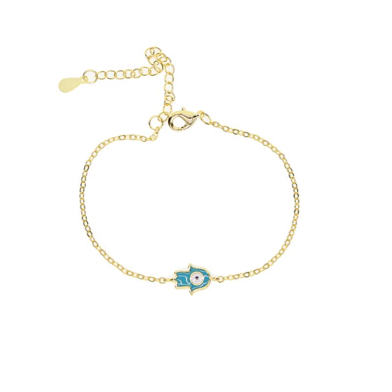 Charm Bracelets Beautiful Birthday Gift Bracelet With Blue Enamel Hand For Girlfriend Hamsa Eye
Charm Bracelets Beautiful Birthday Gift Bracelet With Blue Enamel Hand For Girlfriend Hamsa Eye