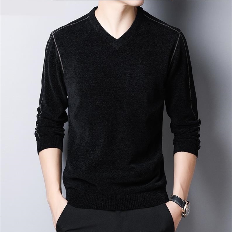 new autumn winter sweater men V-neck long sleeve sweaters male pp44 201118